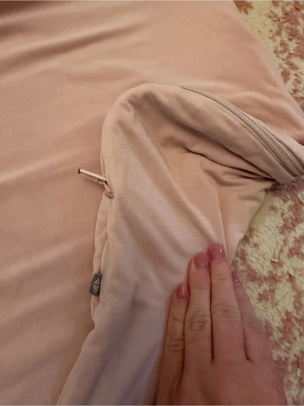 KyteBaby 0.5 tog blush sleep bag (6-18 months)